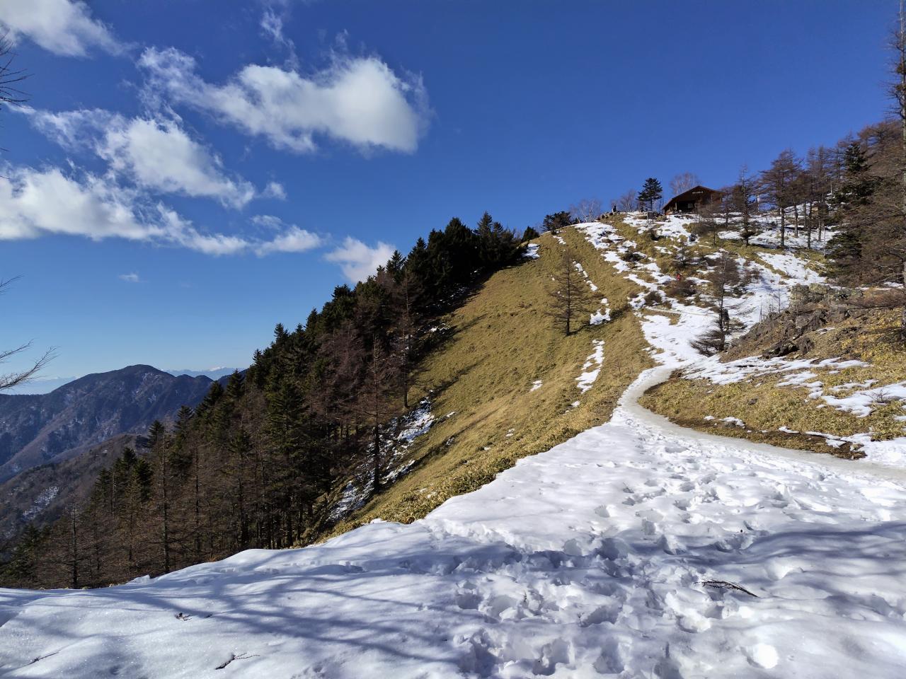 小雲取山～雲取山の稜線