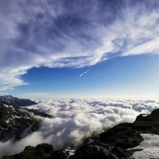 室堂山展望台から眺める雲海