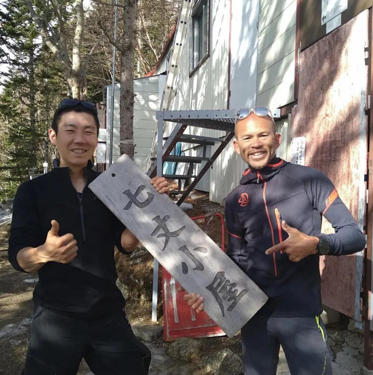 平出和也さんと中島健郎さん。4月半ばトレーニングで赤石沢奥壁を登りに来てくださいました。この世に絶対はなく皆様もくれぐれもお気をつけて夏山楽しんでください。