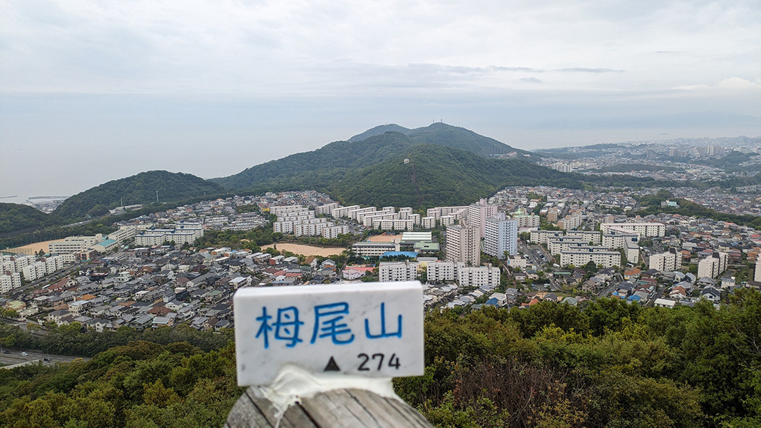 六甲山系・須磨アルプス 栂尾山頂