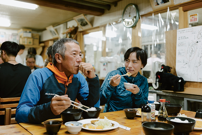 剱澤小屋の食事