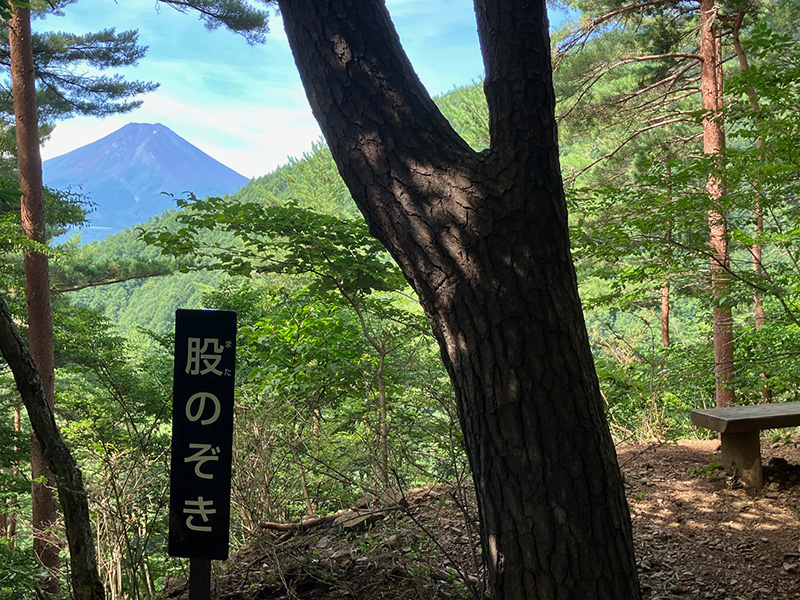 三ツ峠山（開運山）　“股のぞき”