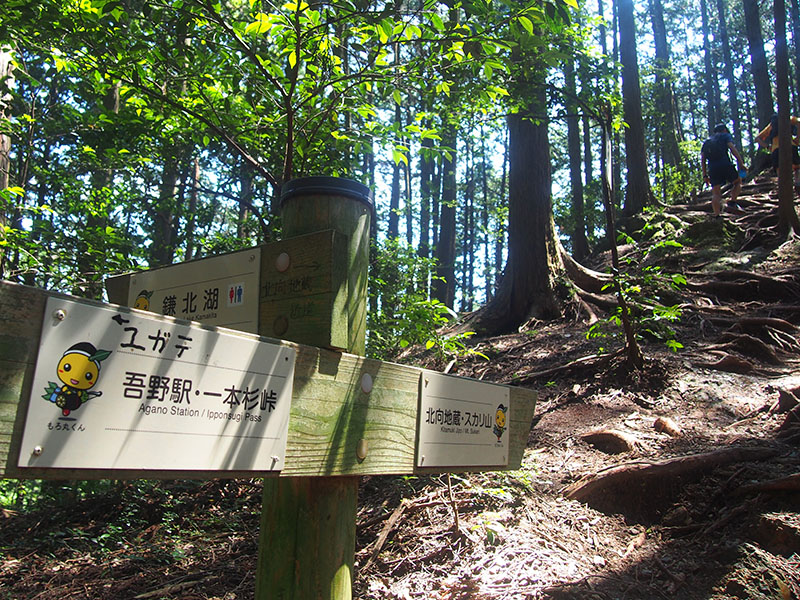 エビガ坂からスカリ山までは急登が続く