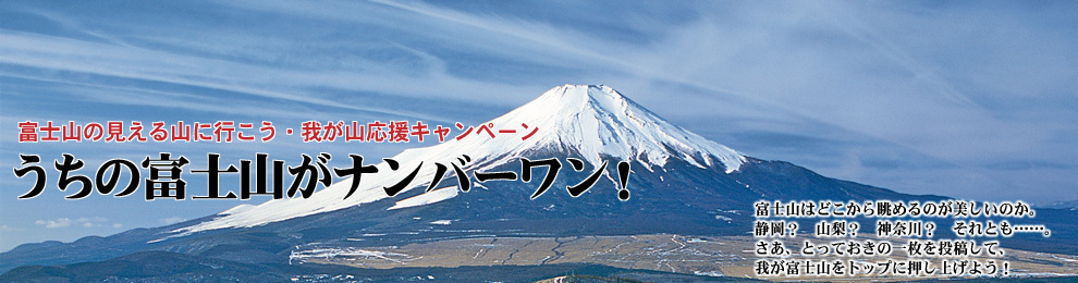 富士山の見える山に行こう 山梨県からの富士山写真募集 Yamakei Online 山と渓谷社